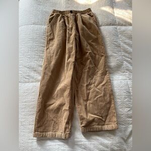 Kids Tan Corduroy Pants size small